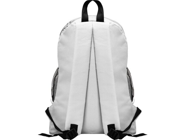 Mochila infantil deportiva poliéster Misuri Blanco detalle 5