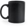Tazas para personalizar unisex en variados colores cerámica Negro detalle 7