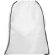 Mochila de cuerdas personalizada poliéster 70 g/m2 Ninfa Blanco detalle 5