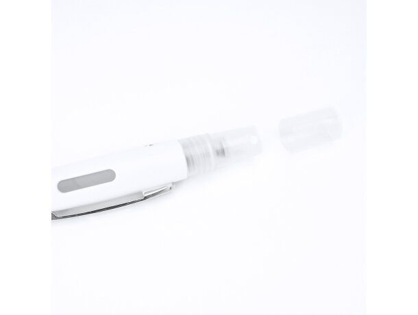 Bolígrafo original personalizable plástico tinta azul Farber Blanco detalle 2