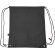 Mochila de cordones rPET Larus Negro detalle 6