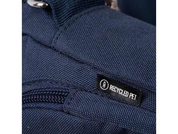 Bandolera Menez en RPET reciclado con compartimentos funcionales Negro detalle 1