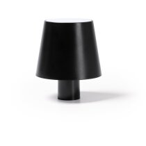 Lámpara Tomson negro con luz led regulable táctil