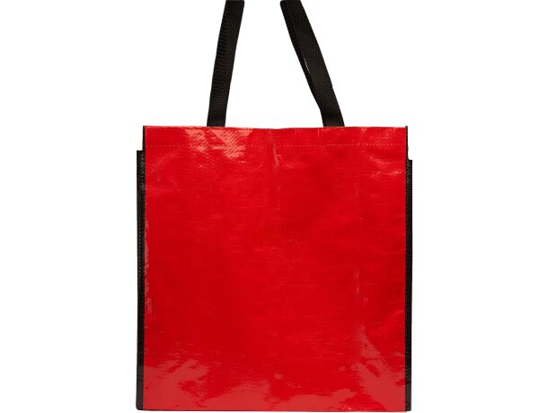 Bolsa para la compra barata polipropileno laminado brillante Coast Rojo detalle 14
