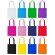 Bolsa de algodón con logo de variados colores 140 g/m2 Mountain Blanco detalle 3