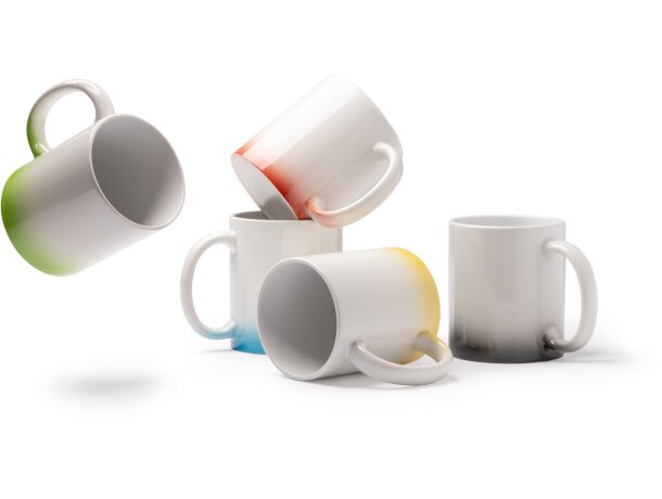 Taza Nevex de cerámica 350ml con efecto degradado Negro detalle 4