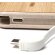 Powerbank 5000 mah de bambú Brener Crudo detalle 4