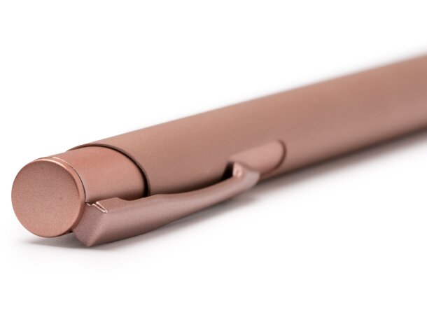 Bolígrafo Prosa con pulsador, cuerpo metálico y carga jumbo Negro detalle 2