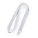 Lanyard sencillo poliéster reciclado Blanco detalle 3