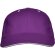 Gorras béisbol cierre velcro de algodón 260 g/m2 Panel Purpura