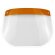Máscara facial Cohn de PET antivaho con ajuste acolchado Naranja