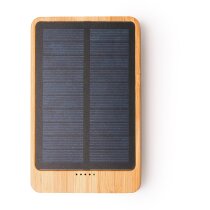 Cargador inalámbrico solar Berkel bambú 4000 mAh