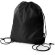 Mochila de cordones rPET Larus Negro