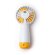 Ventilador manual para 3 velocidades de plástico Ventuk Blanco detalle 5