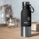 Botella de acero con acabado mate bicolor 850ml Alke Blanco detalle 3