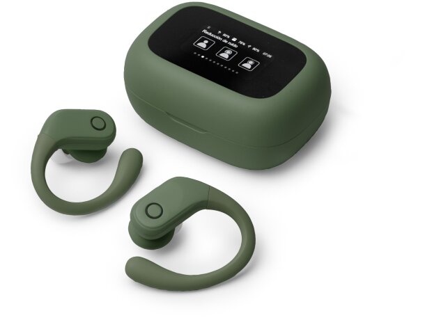 Auriculares bluetooth Sandes EP2050 con estuche carga táctil Blanco detalle 4
