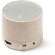 Altavoz Bluetooth Kumber fibra trigo natural radio FM manos libres Crudo detalle 4