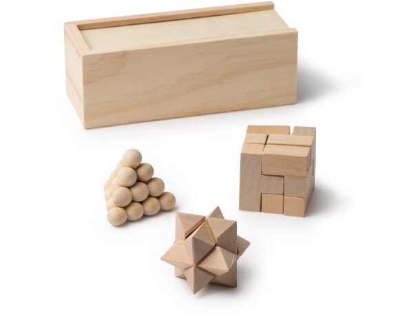 Set de juegos de habilidad de madera Rocks Crudo detalle 1
