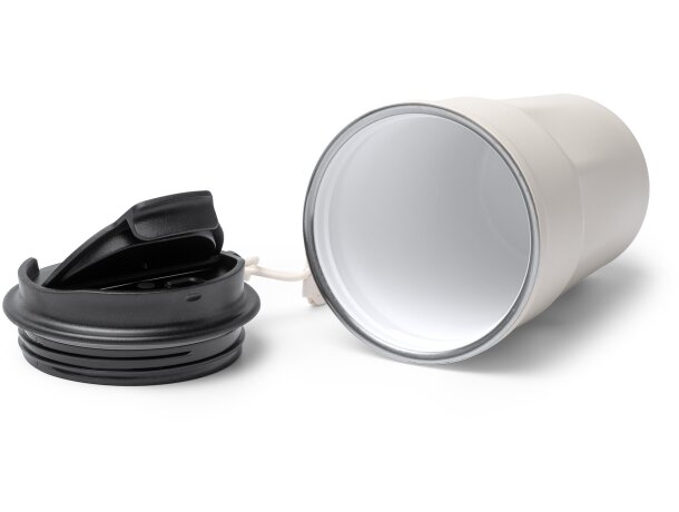 Vaso térmico Keury de acero inoxidable 304 con doble pared Negro detalle 1