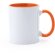Taza sublimacion MANGO Blanco/naranja detalle 21
