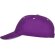 Gorras béisbol cierre velcro de algodón 260 g/m2 Panel Purpura detalle 55