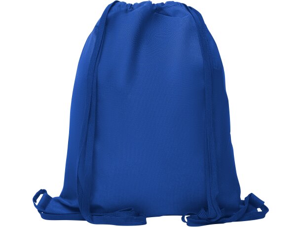 Mochila saco Zorzal poliéster 600D bolsillo cremallera cordones Royal detalle 16