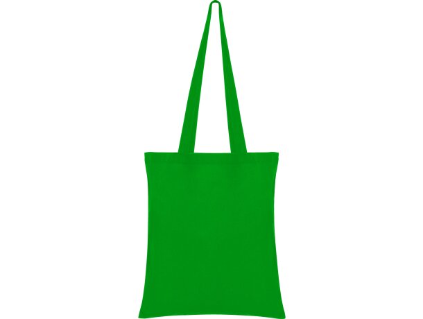 Bolsa de algodón con logo de variados colores 140 g/m2 Mountain Verde helecho detalle 23