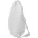 Mochila saco Zorzal poliéster 600D bolsillo cremallera cordones Blanco detalle 9