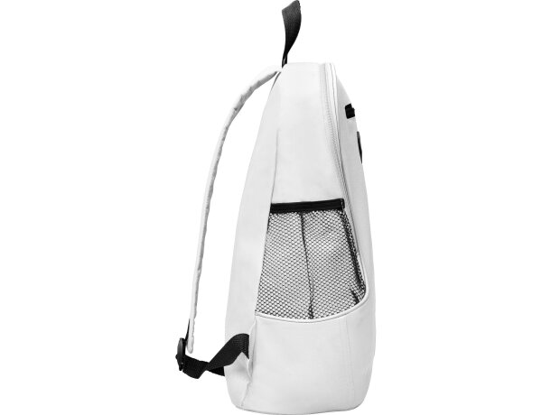 Mochila infantil deportiva poliéster Misuri Blanco detalle 7