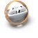 Auricular personalizados con detalles en bambú Auron Blanco detalle 1