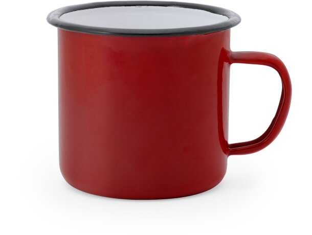 Taza ANON Rojo/blanco detalle 20