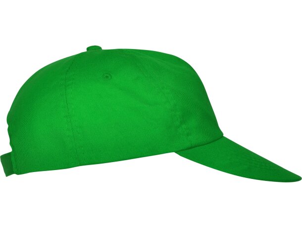 Gorra básica con logo a personalizar Verde helecho detalle 23