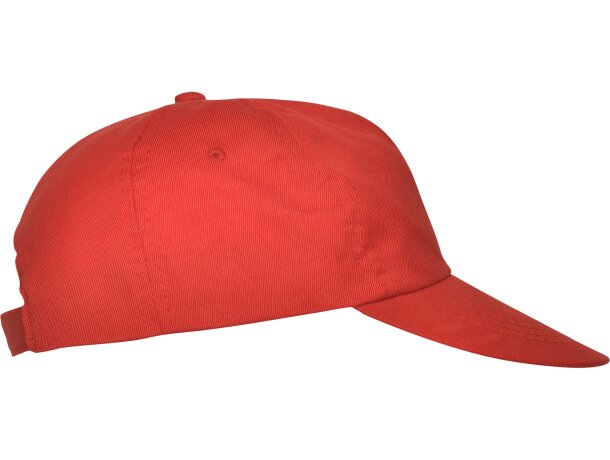 Gorra básica con logo a personalizar Rojo detalle 31