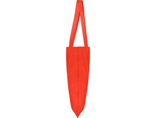 Bolsa tejido no tejido polipropileno sin fuelle 80 g/m2 Rojo detalle 35