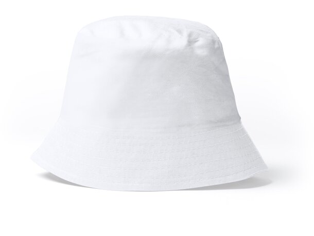 Gorro pescador Bobin algodón con logo adulto unisex ajustable Amarillo golden detalle 12