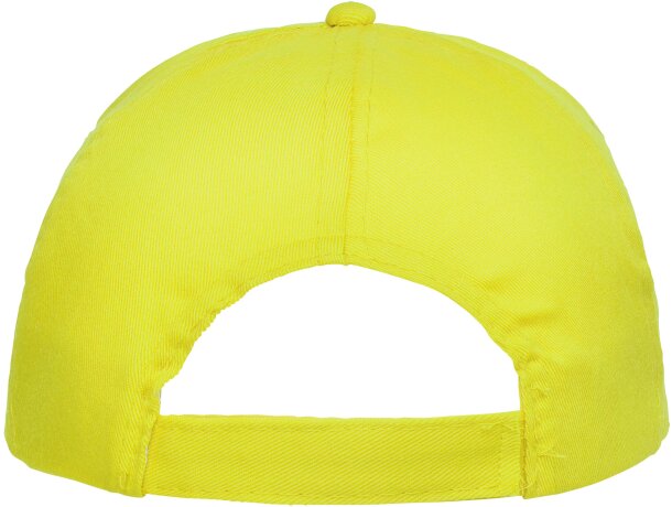 Gorra básica con logo a personalizar Amarillo detalle 13