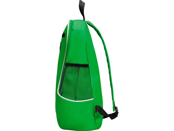 Mochila infantil deportiva poliéster Misuri Verde helecho detalle 22