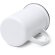 Taza Alepo blanco metal esmaltado 380 ml con sublimación Blanco detalle 2