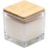 Velas Rocix elegancia ecoamigable aroma vainilla cálido acogedor hogar Blanco detalle 2