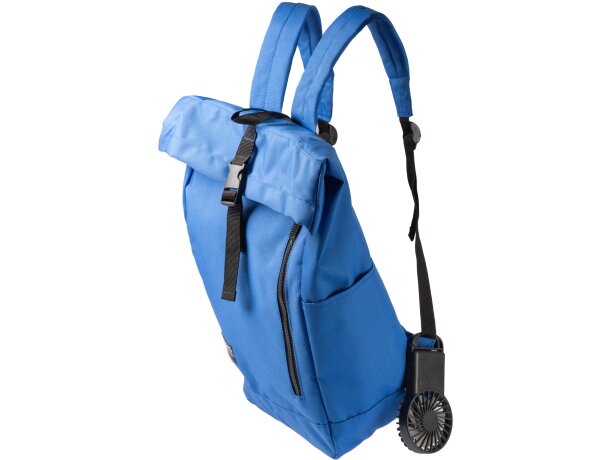 Ventilador de mano Giza con batería recargable y ABS reciclado Blanco detalle 5