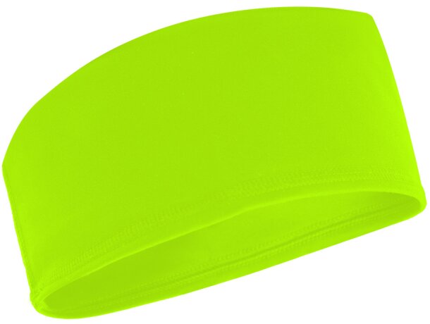 Cinta técnica unisex de poliéster 140 g/m2 Crossfitter Verde fluor detalle 6