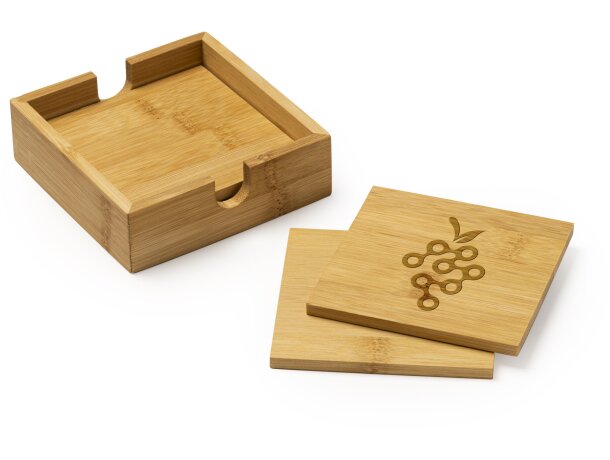 SET posavasos ALGOR Crudo detalle 2