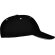 Gorras béisbol cierre velcro de algodón 260 g/m2 Panel Negro detalle 12