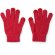 Guantes táctiles Windsor RPET con 3 dedos para pantalla Rojo