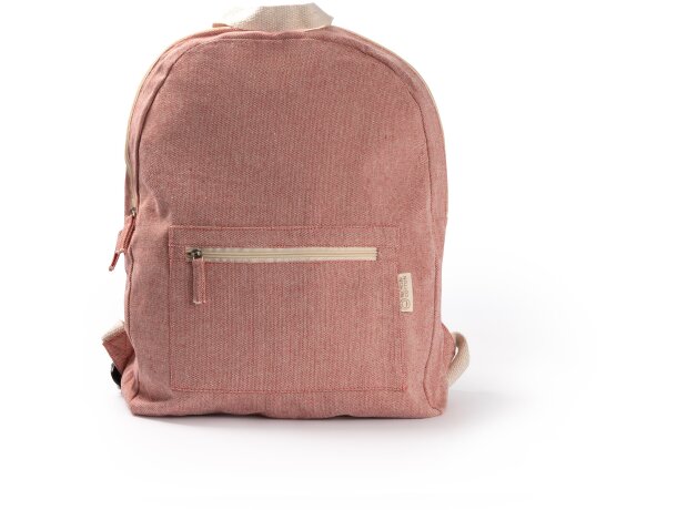 Mochila infantil algodón reciclado Firenza Negro detalle 1