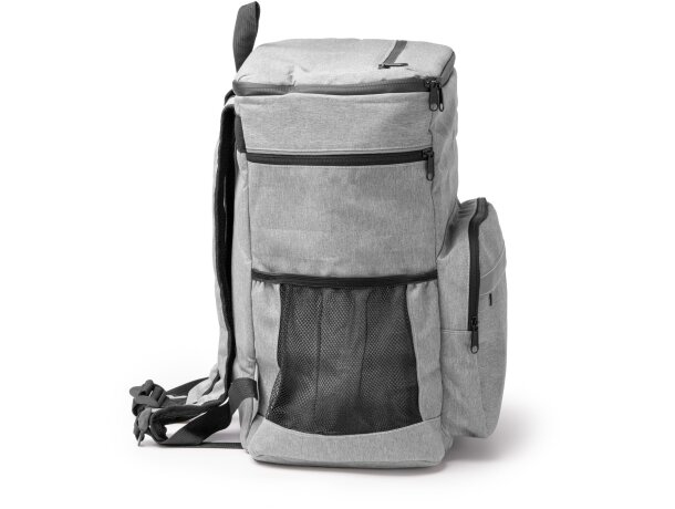 Mochila nevera Inuvik isotérmica RPET con compartimentos 22L Negro vigore detalle 2