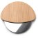 Cortador pizza bambú acero inoxidable Rony