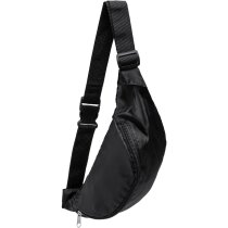 Riñonera Cambrai negro fabricada en RPET reciclado