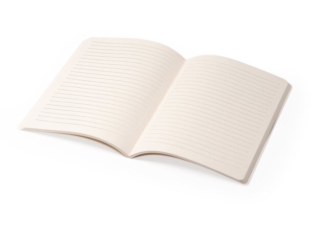 Libretas ecológicas Bublix hechas de cartón reciclado de briks de leche Blanco detalle 1
