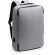 Mochila para portátil de 13 unisex con puerto usb de rPET Volpex Negro detalle 3